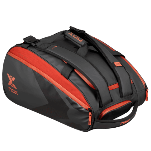 Raqueteira Nox Luxury Open Series Preto/Vermelho - miniatura 2