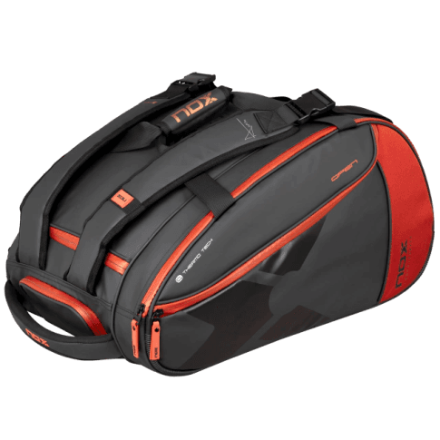 Raqueteira Nox Luxury Open Series Preto/Vermelho - miniatura 3