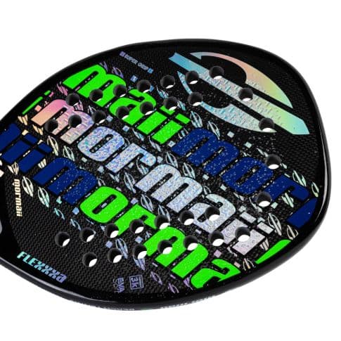 Raquete Beach Tennis Mormaii Flexxxa - Usada - Carbono 3k - miniatura 2