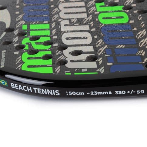 Raquete Beach Tennis Mormaii Flexxxa - Usada - Carbono 3k - miniatura 3