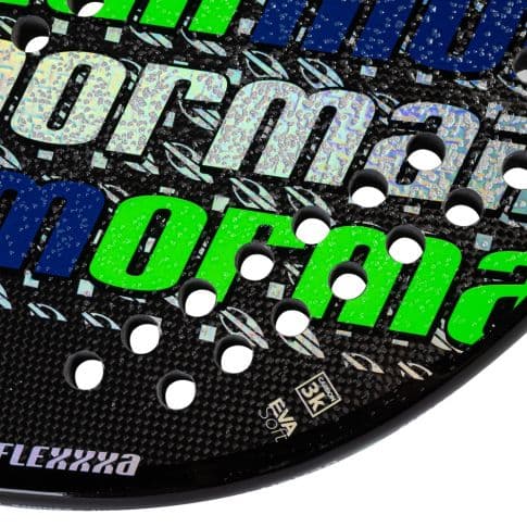 Raquete Beach Tennis Mormaii Flexxxa - Usada - Carbono 3k - miniatura 4