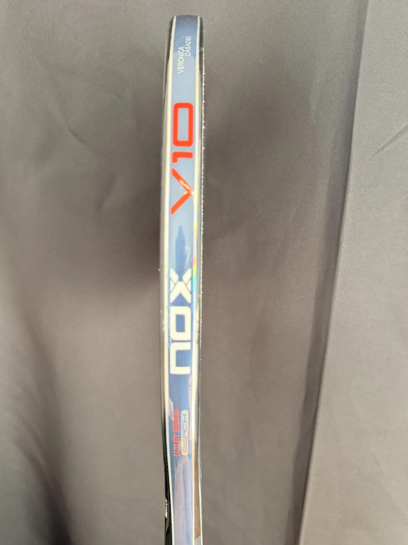Raquete Beach Tennis Nox V10 2025 - Usada - Carbono 12k - miniatura 5