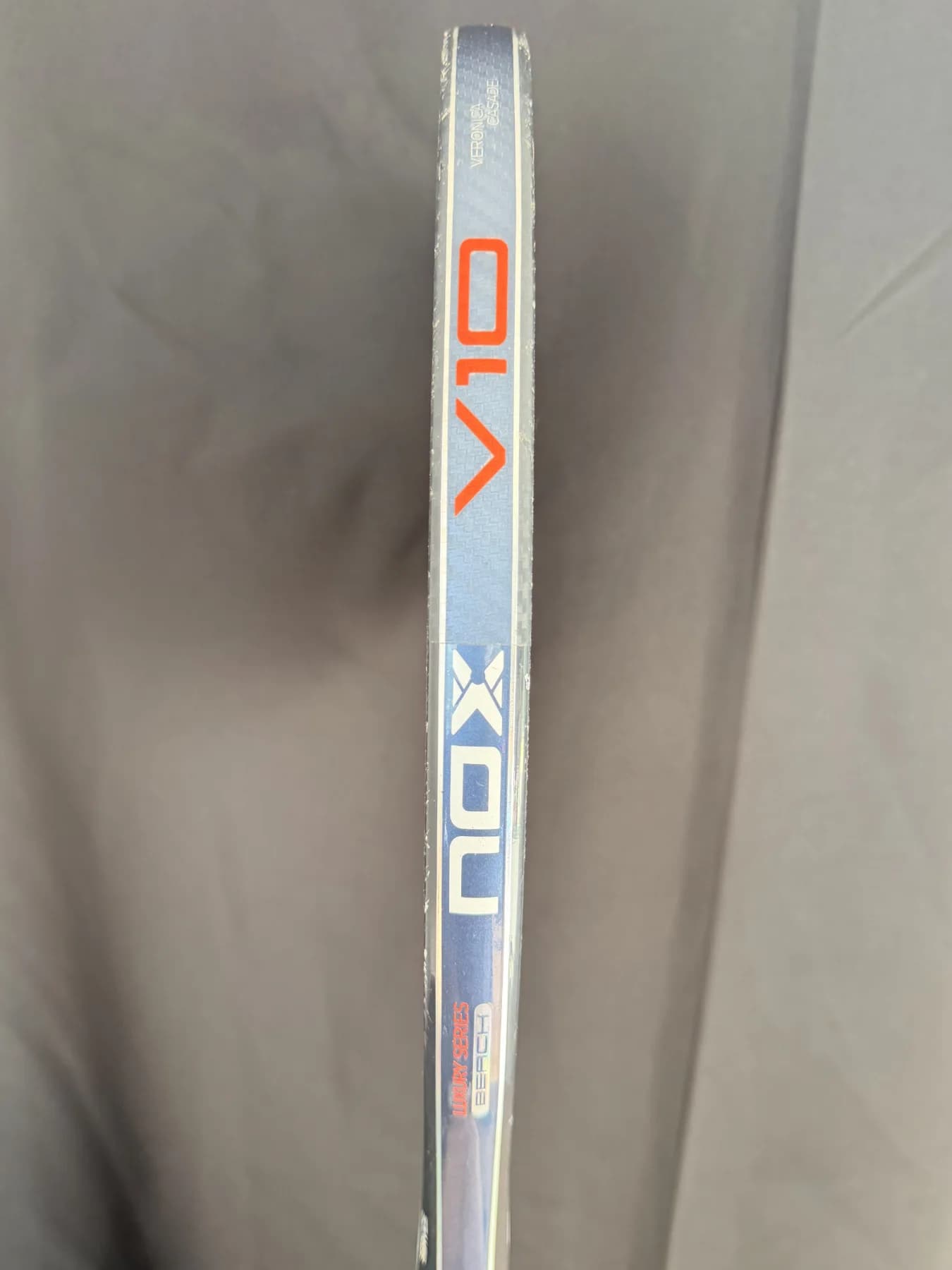 Raquete Beach Tennis Nox V10 2025 - Usada - Carbono 12k - miniatura 5