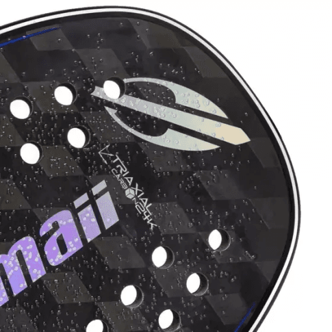 Raquete Beach Tennis Mormaii Triax Concept Holeless - Carbono 24k - miniatura 3