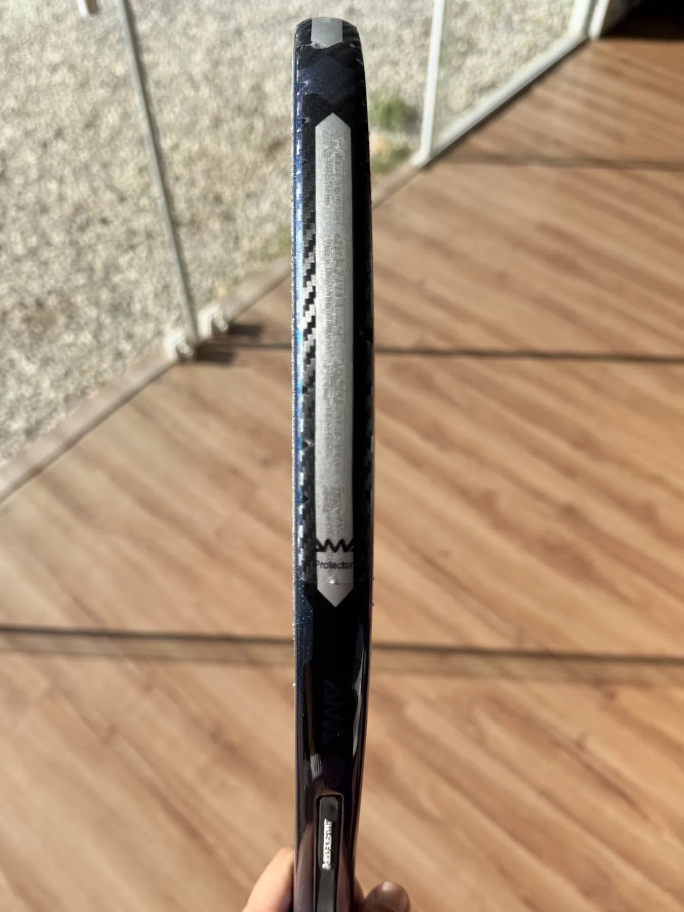 Raquete Beach Tennis AMA Sport Proteo - Usada - Carbono 3k - miniatura 4