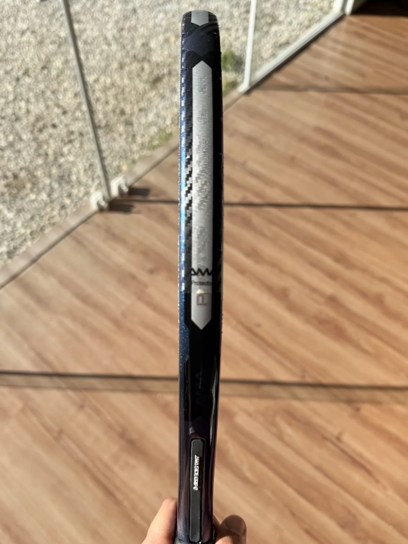 Raquete Beach Tennis AMA Sport Proteo - Usada - Carbono 3k - miniatura 5