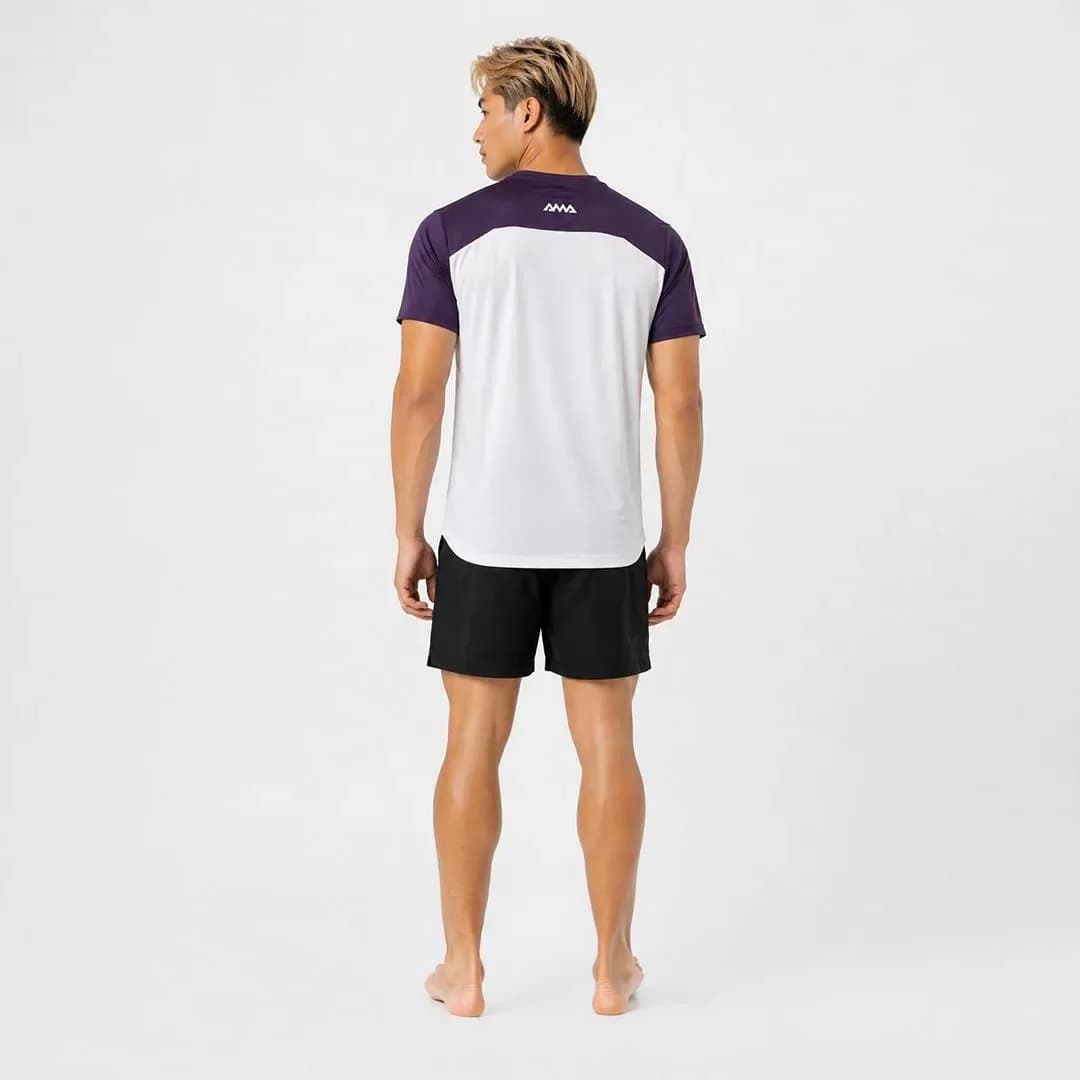 Camiseta AMA Sport Ama Tech Roxa - miniatura 3