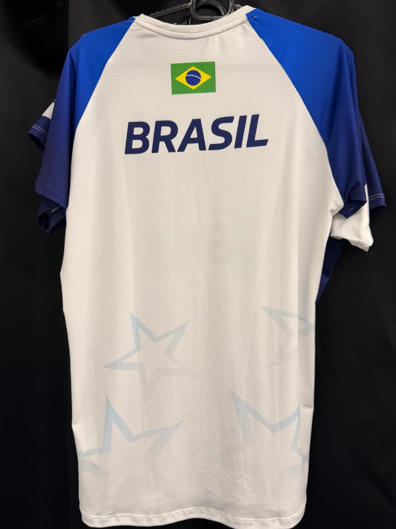 Camiseta Baby look Maniacs Seleção Brasileira Beach Tennis Branca 2022 - miniatura 2