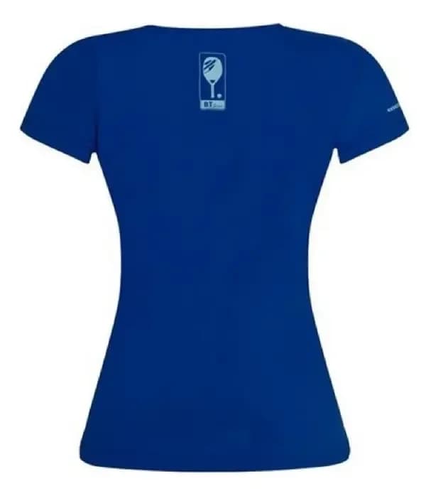 Camiseta Mormaii Feminina Gola V Beach Tennis Azul - miniatura 2