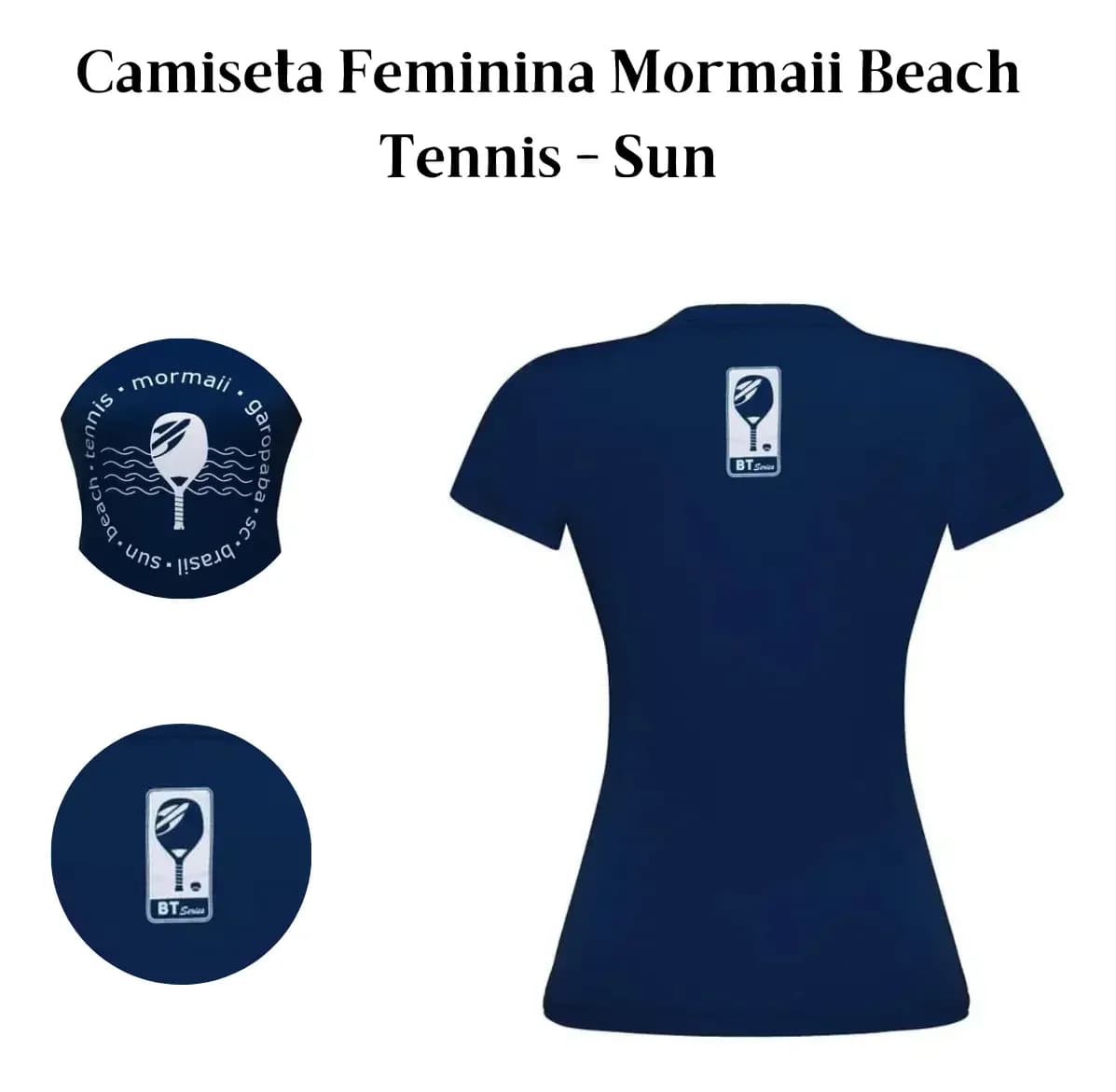 Camiseta Mormaii Manga Curta Feminina Beach Tennis Proteção Uv - miniatura 3
