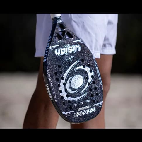 Raquete Beach Tennis Vision Gold Felipe Loch Carbono 3k Titanium - miniatura 4
