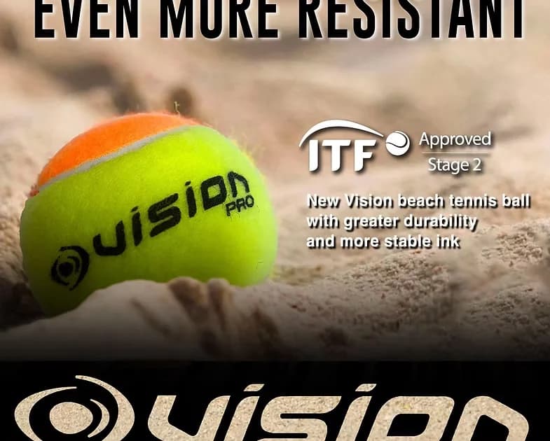 Bola de Beach Tennis Vision Pro Kit 3 unidades - miniatura 2